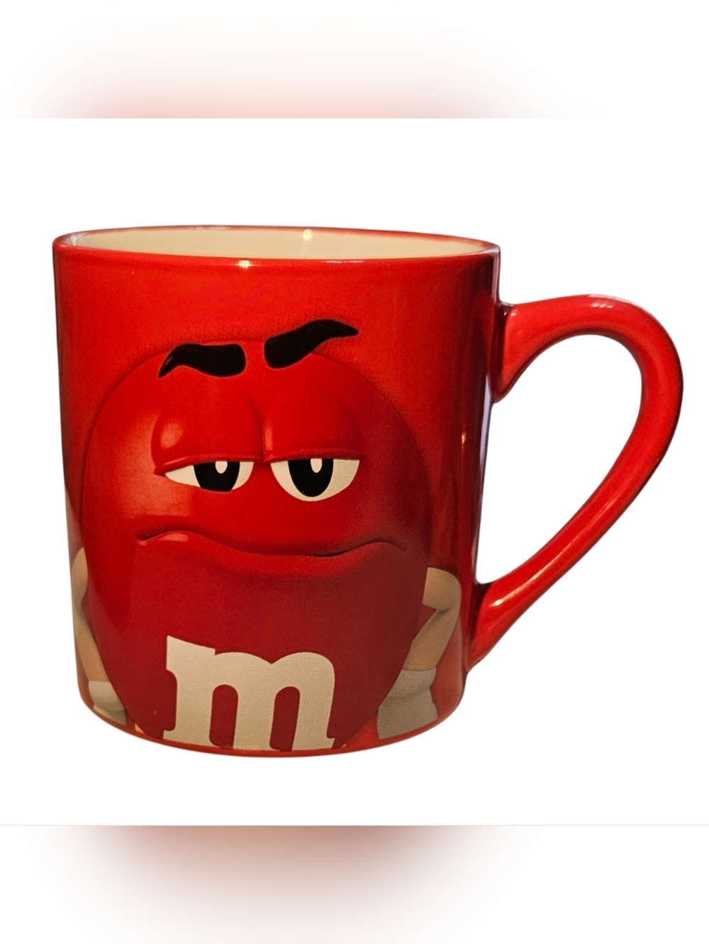 M&M's Red Character Mug 4” Coffee Cupo "Trust me, I'm Sweeter Than I Look"